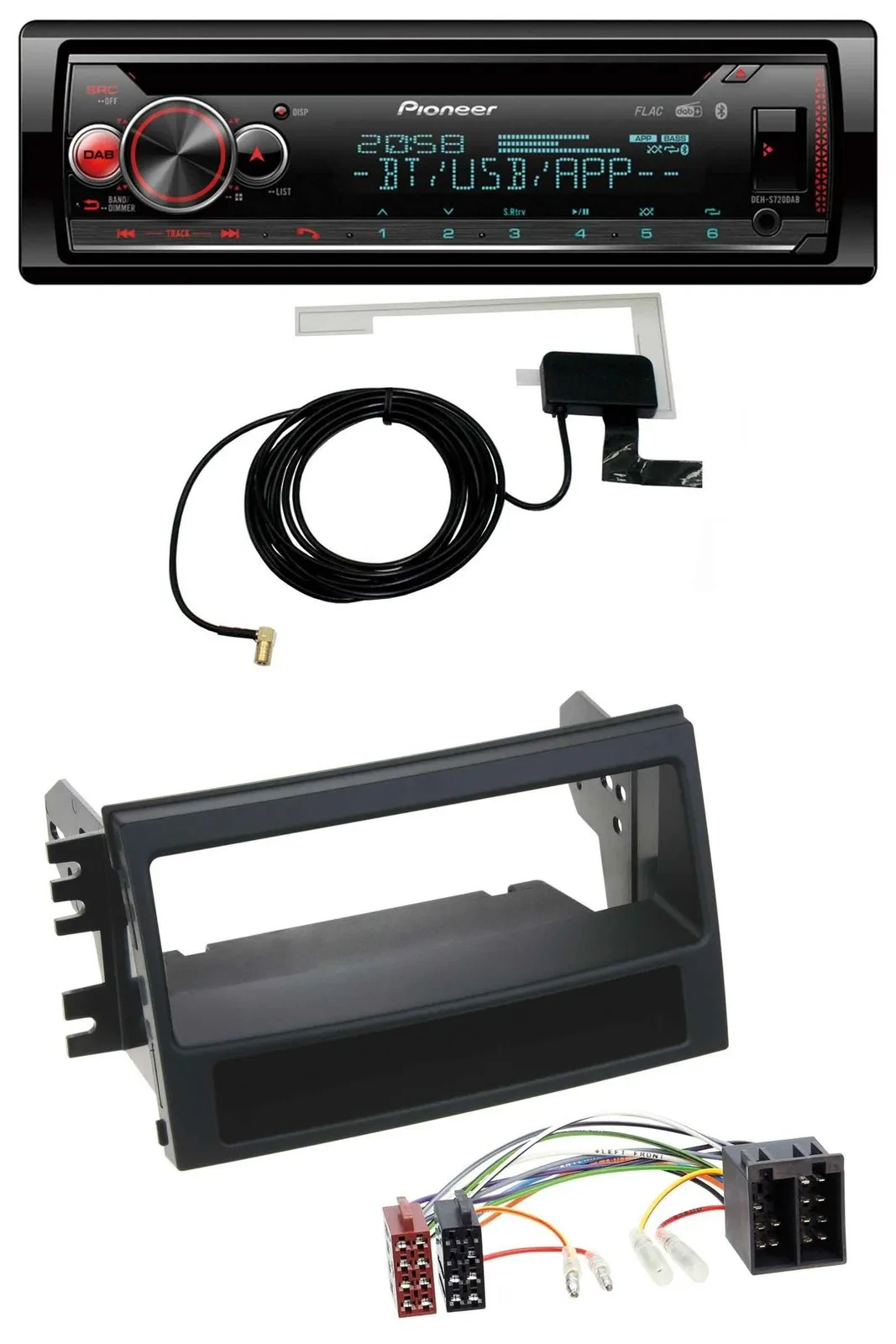 Автомагнитола для Kia Soul (AM, 2008–2011) Pioneer DAB, CD, MP3, USB, Bluetooth
