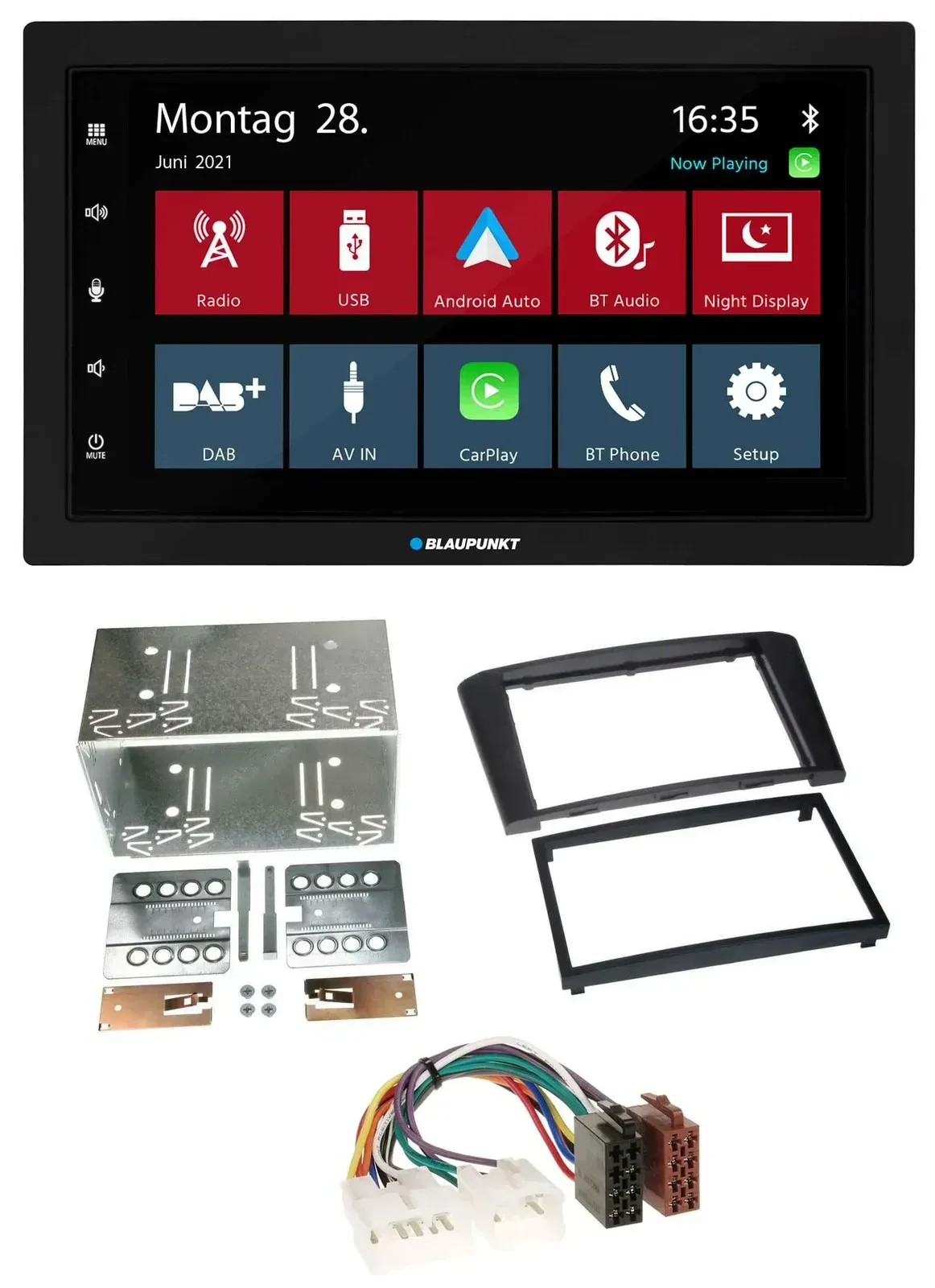 Blaupunkt MP3 Bluetooth DAB 2DIN USB Autoradio für Toyota Avensis 2003-2009