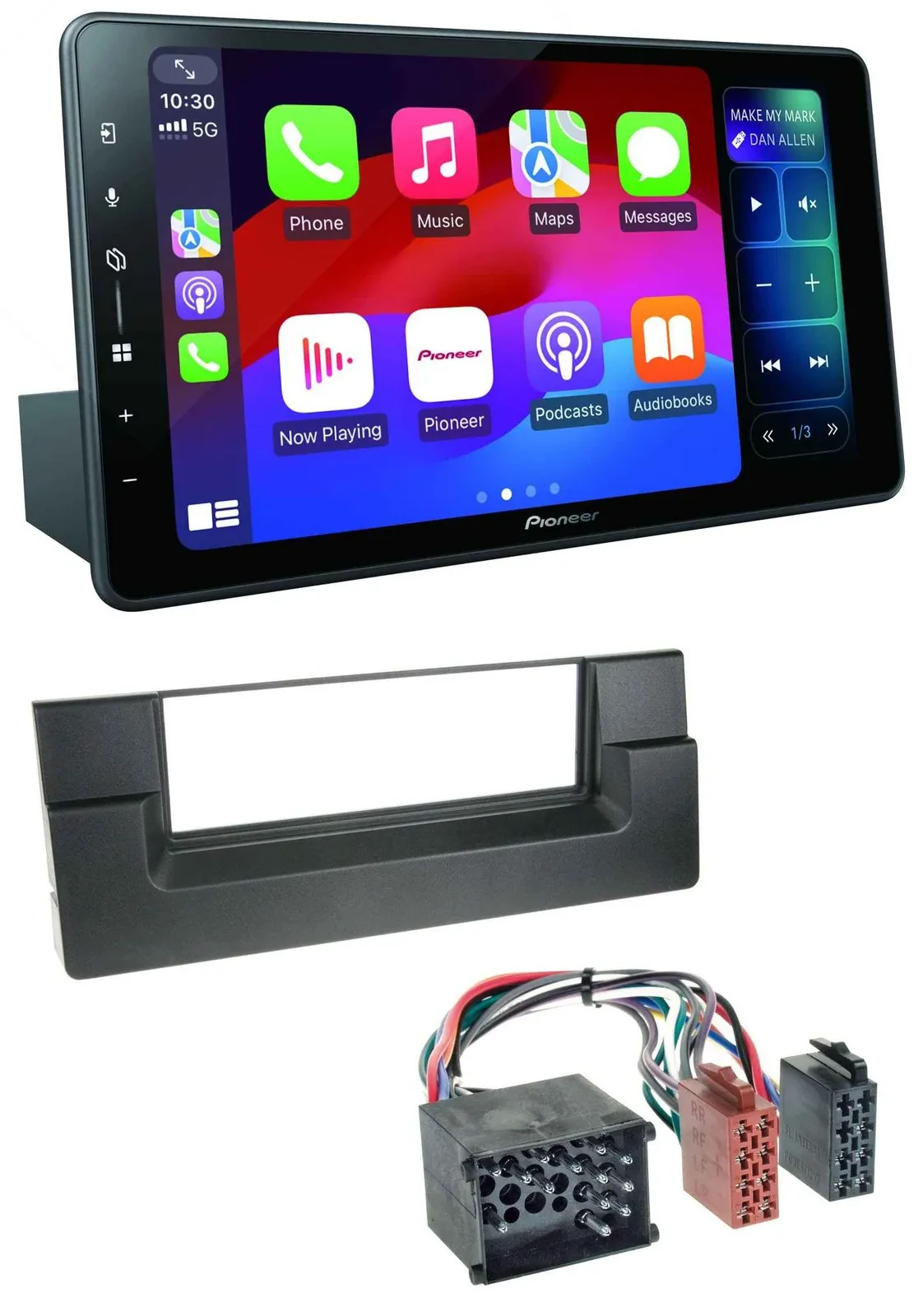 Pioneer Bluetooth DAB MP3 USB Autoradio für BMW 5er (E39) X5 (E53) Rundpin