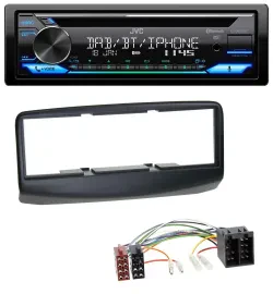 JVC Bluetooth MP3 USB DAB CD Autoradio für Fiat Multipla 186 Facelift 2006-2010