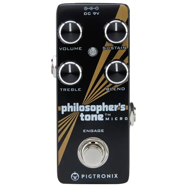 Педаль эффектов для электрогитары Pigtronix Philosopher's Tone Micro Compressor Sustainer