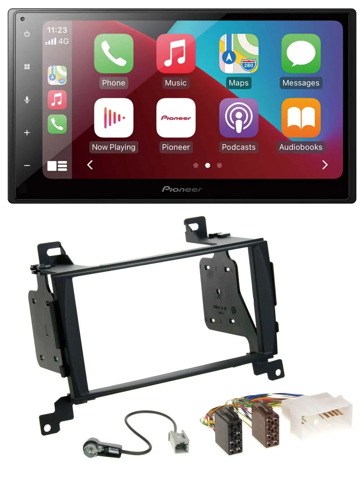 Pioneer USB MP3 DAB 2DIN Bluetooth Autoradio für Hyundai Santa Fe 2007-2012