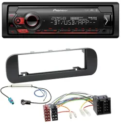 Автомагнитола для Fiat Panda (с 2012) Pioneer MP3/USB/DAB/Bluetooth черная