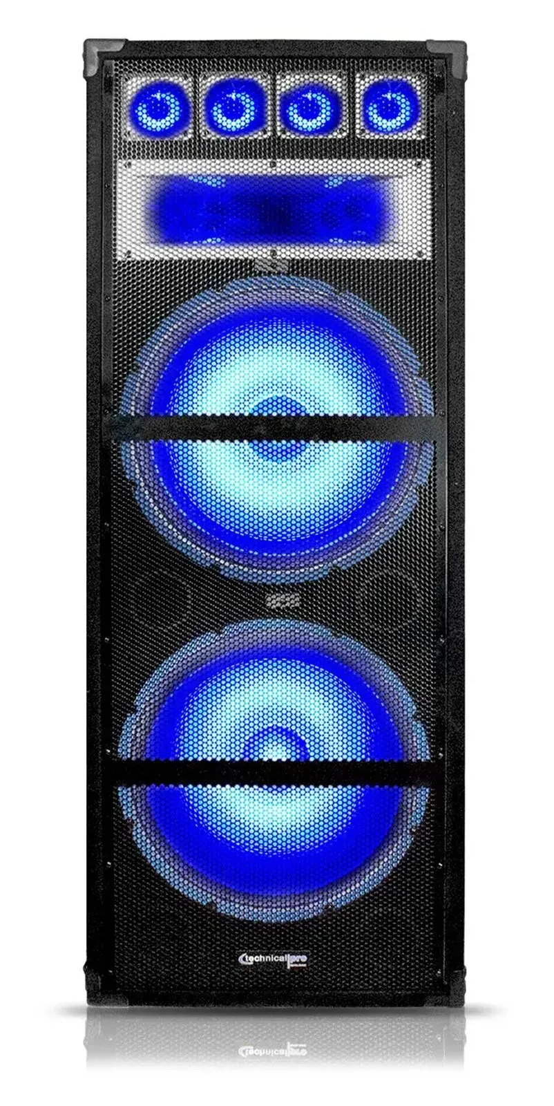 Пассивная акустическая система Technical Pro VRTX215LED 2x15", 7-полосная, 1800W, LED, карпет