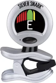 SNark SIL-1 Silver Clip-On Guitar Instrument Tuner NEW 2.0 Software Update