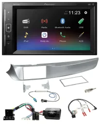 Pioneer DAB Lenkrad 2DIN Bluetooth USB Autoradio für Alfa Giulietta 2010-2014 94