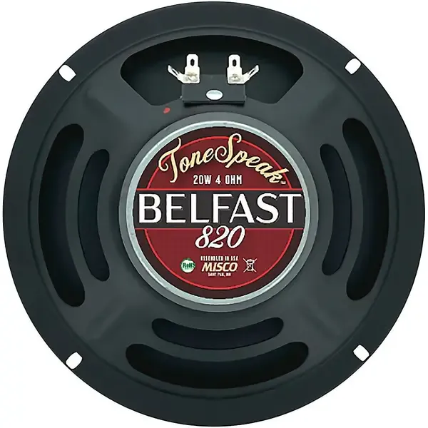 Динамик ToneSpeak Belfast 820 8" 20W Guitar Speaker 4 Ohm