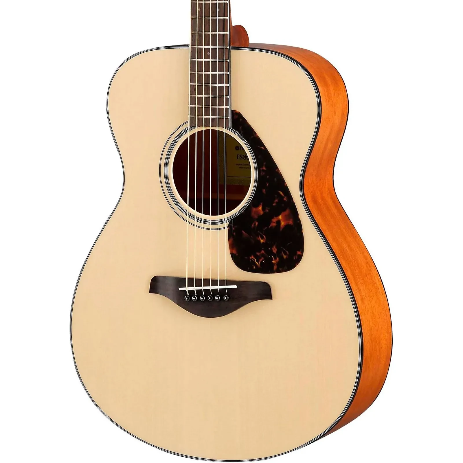 Yamaha FS800J Grand Concert Acoustic Guitar, Solid Spruce Top