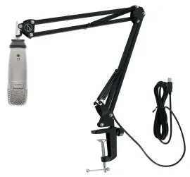 Samson C01U Pro USB Microphone Recording Streaming Mic+Audio Technica Boom Arm
