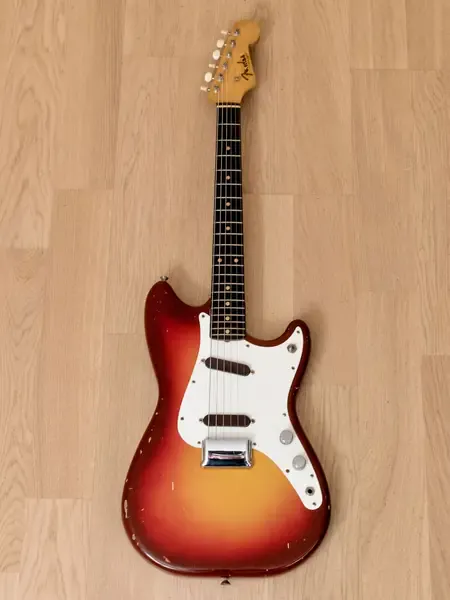 Электрогитара Fender Duo Sonic SS Sunburst w/case USA 1962