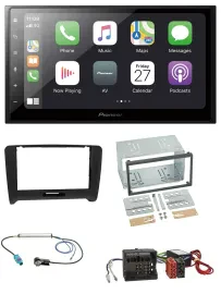 Автомагнитола для Audi TT 06–14 Pioneer 2DIN Bluetooth, DAB, USB