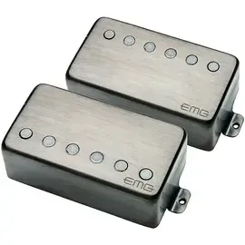 Комплект звукоснимателей для электрогитары EMG 57/66 TW Dual Mode Brushed Black Chrome