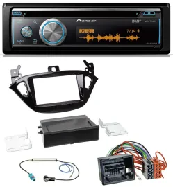Pioneer MP3 DAB USB CD Bluetooth Autoradio für Opel Adam ab 13 Corsa E ab 15 Abl
