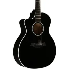 Taylor 214ce BLK Plus Grand Auditorium Left-Handed Acoustic-Electric Guitar Blck