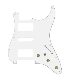 920D Custom HSH Pre-Wired Pickguard for Strat With A White Pearl Pickguard an...