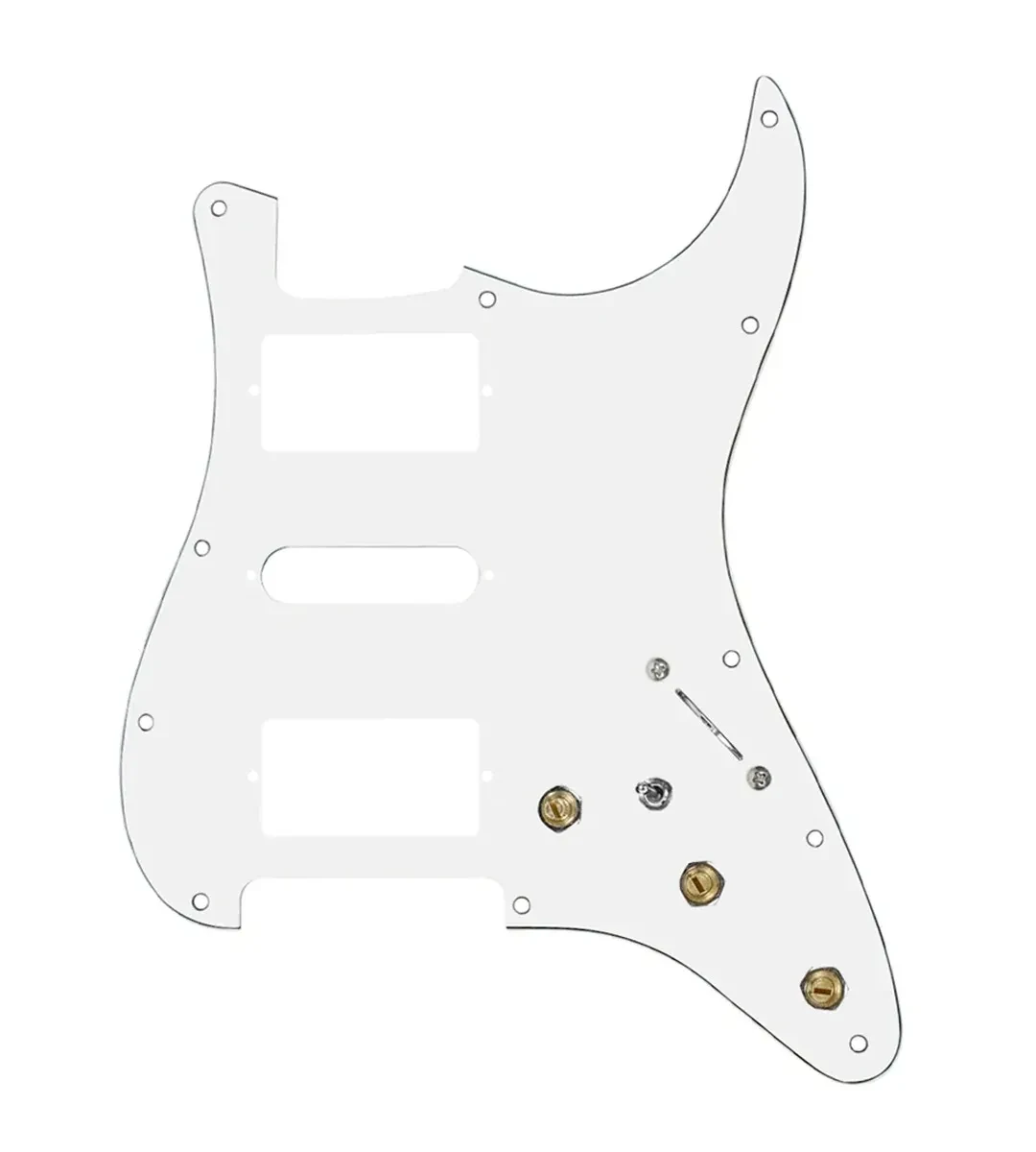 920D Custom HSH Pre-Wired Pickguard for Strat With A White Pearl Pickguard an...