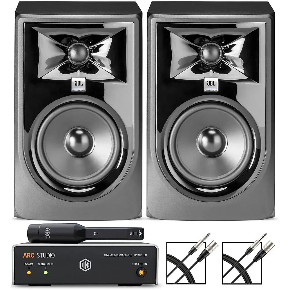 JBL 305P MKII 5" Studio Monitor Pair w/IK Multimedia Room Correction System