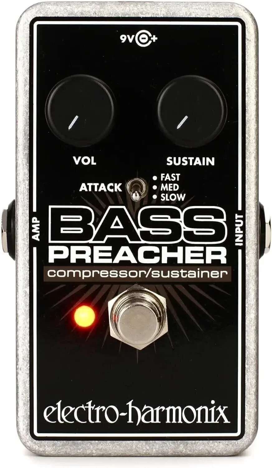 Педаль эффектов для бас-гитары Electro-Harmonix Bass Preacher Compressor Sustainer