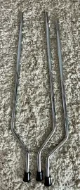 NOS DDrum Chrome Floor Tom Legs - set of 3 - 10.5mm - 24.5" long