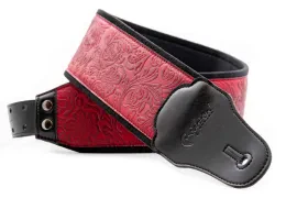 8419612001619 Groove Sandokan Red AA Ремень для гитары, текстиль/синтетика, RightOn Straps