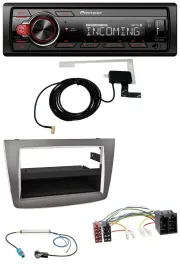 Автомагнитола Pioneer USB MP3 DAB Bluetooth для Alfa Romeo MiTo (955, 2008–2014), ISO, тёмный