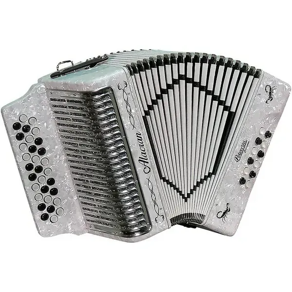 Аккордеон Alacran Accordion with case and straps White E/A/D