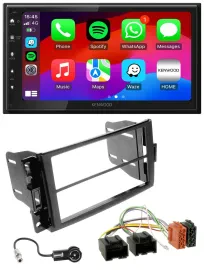 Автомагнитола Kenwood 2DIN Bluetooth, USB, MP3, DAB для Chevrolet Corvette 2005–2013
