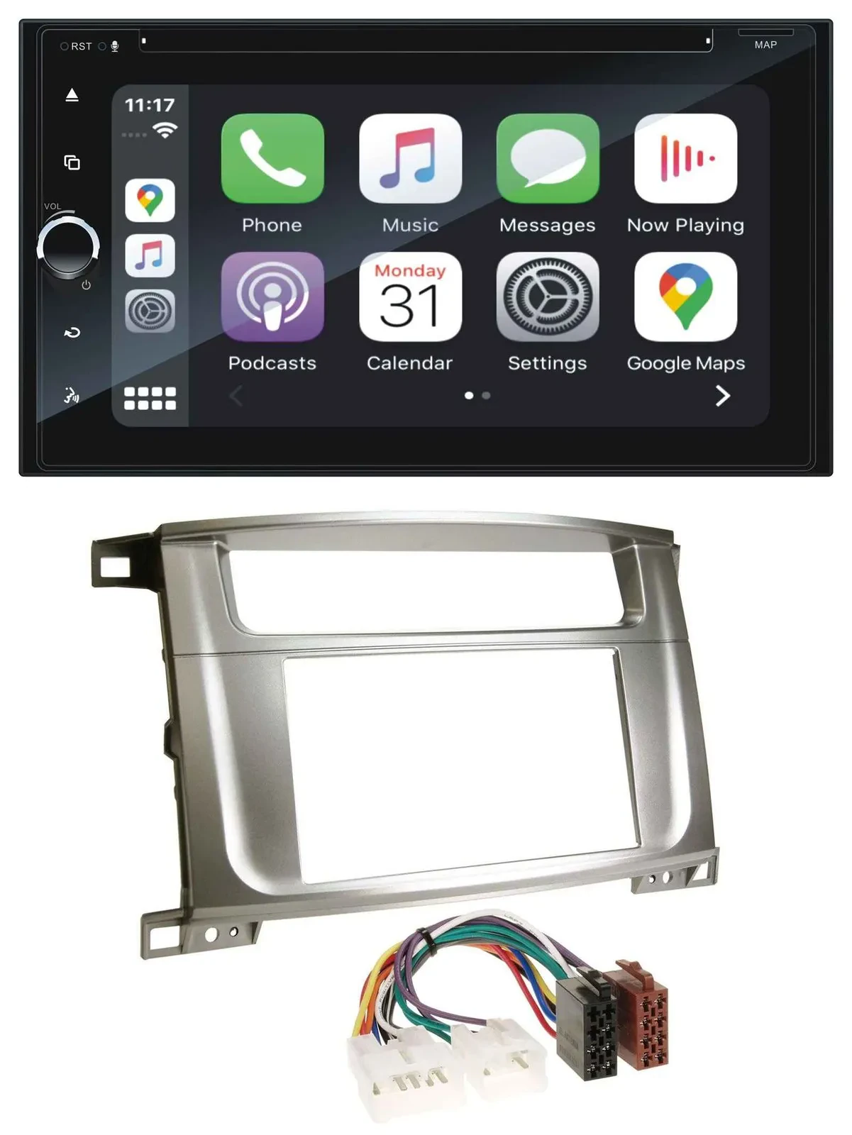 Blaupunkt 2DIN Bluetooth DAB USB DVD MP3 Autoradio für Lexus LX-470 (2003-2007)