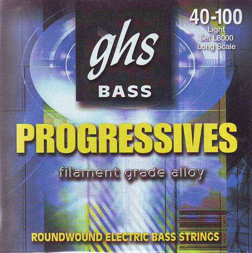 Струны для бас-гитары GHS L8000 40-100