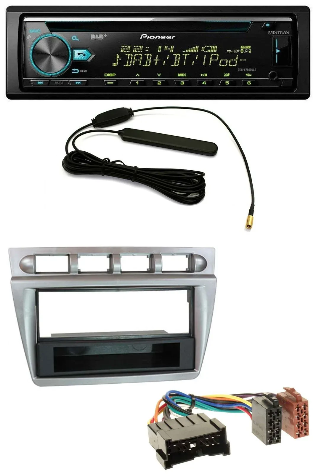 Pioneer CD MP3 AUX DAB USB Autoradio für Kia Picanto (2004-2007)