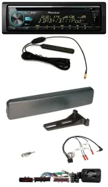 Pioneer CD MP3 Lenkrad DAB USB Autoradio für Ford Mondeo Focus anthrazit