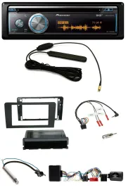 Pioneer CD USB Bluetooth DAB Lenkrad Autoradio für Audi A3 Symphony Aktivsystem