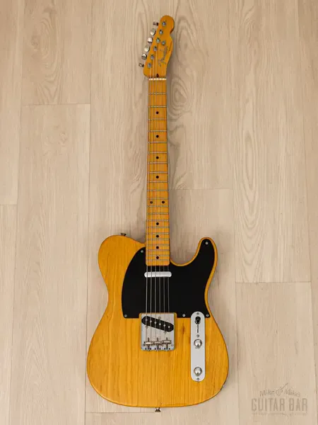 Электрогитара Fender Telecaster 1952 Vintage Reissue TL52-70US SS Butterscotch w/gigbag Japan 1999