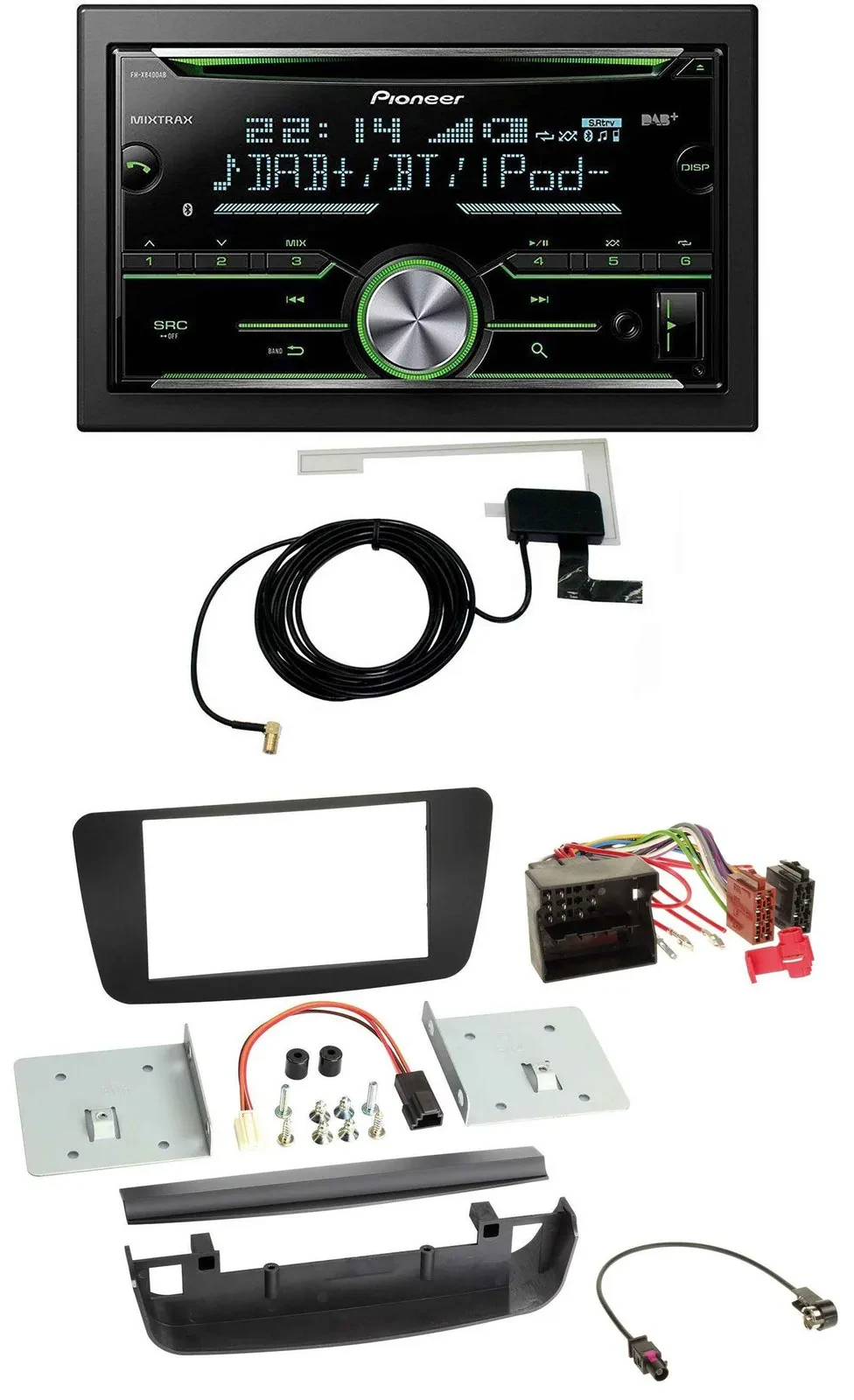 Автомагнитола для Mercedes A‑Class W176 Pioneer 2DIN, CD/USB/MP3, Bluetooth, DAB