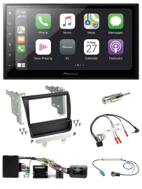 Pioneer Lenkrad Bluetooth DAB 2DIN USB Autoradio für Audi R8 42 2006-2015