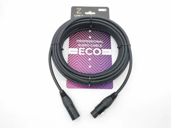 Микрофонный кабель ZZcable E2-XLR-M-F-3000-0 ECO Black 30 м