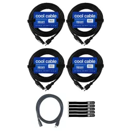 Blizzard Lighting PCT-MAIN-1450 50FT Cable 4-Pack with Extension Cord