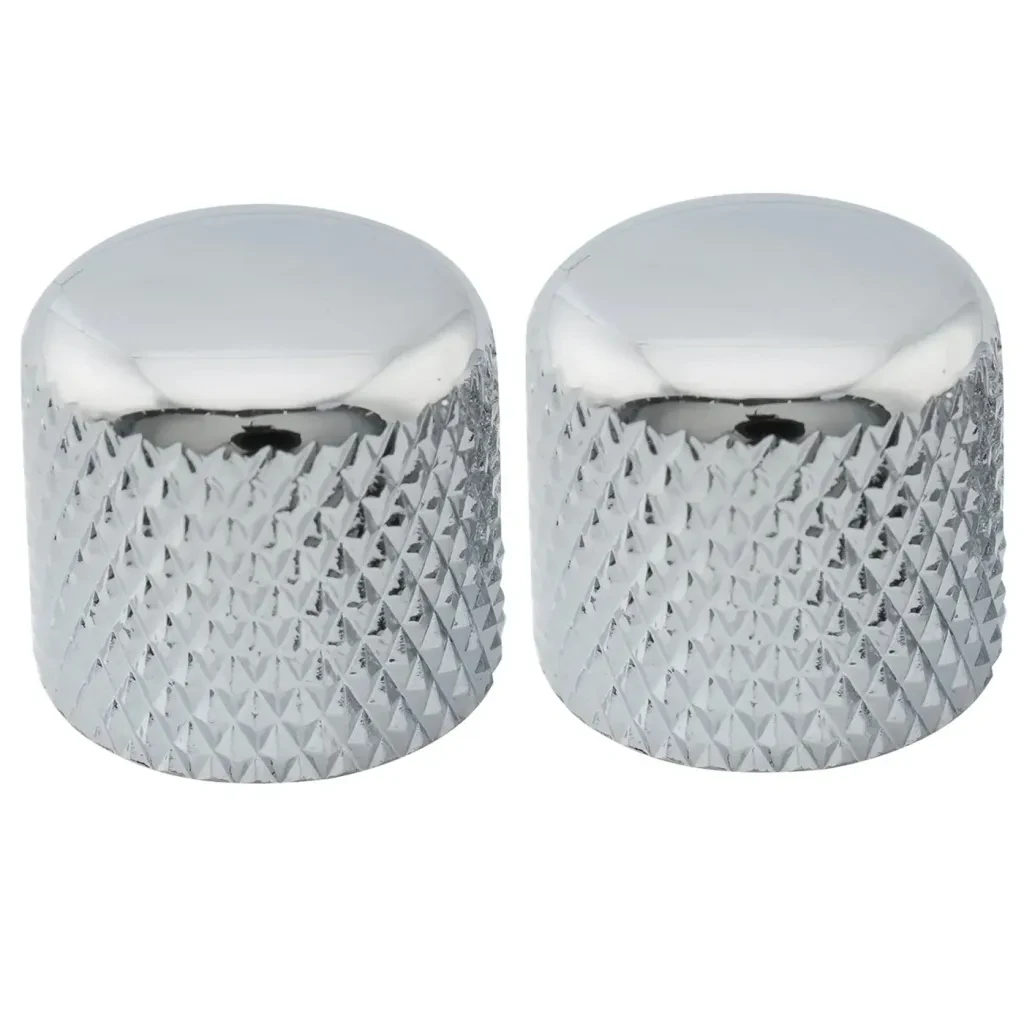 MX2794CR-2 Ручка потенциометра, дюймовый размер, хром, 2 шт, Musiclily