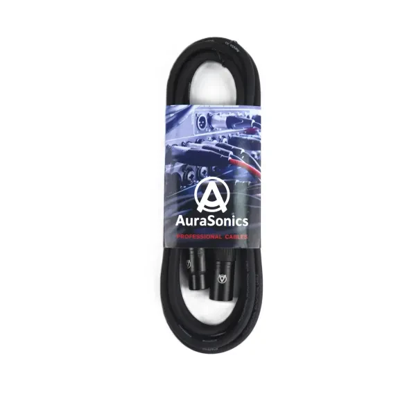 Микрофонный кабель AuraSonics XMXF-1.5B Black 1.5 м