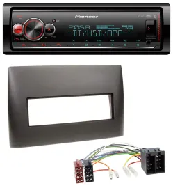 Pioneer Bluetooth USB MP3 DAB Autoradio für Fiat Stilo (192, 2001-2008)