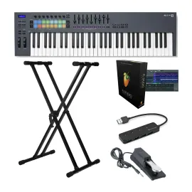 Novation FLkey 61-Key MIDI Keyboard Controller with FL Studio 20 Bundle