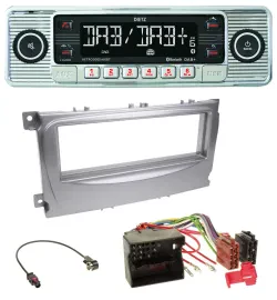 Dietz Bluetooth MP3 DAB USB Autoradio für Ford S-Max Mondeo 07-14 silber