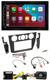 Автомагнитола ESX 2DIN DAB USB Bluetooth для BMW 3 Series 2005–2013, поддержка кнопок на руле, для ручного климата