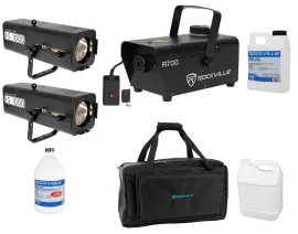 Комплект светового оборудования American DJ FS-1000+R700+BAG1200+RFJG