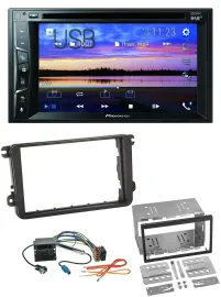 Pioneer Bluetooth 2DIN USB DVD DAB MP3 Autoradio für Skoda Praktik Superb Yeti