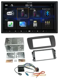 Alpine Bluetooth 2DIN MP3 DAB USB Autoradio für Seat Ibiza ab 08 tuam-grey