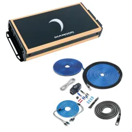 Diamond Audio MICRO81U 600W RMS Full Range Monoblock Amplifier w/ Amp Kit