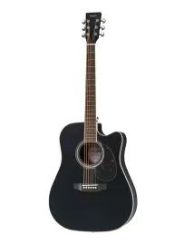 RD300CE-BK Электроакустическая гитара, черная, Root Note