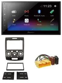 Автомагнитола Pioneer 2-DIN, USB, Bluetooth, DAB, MP3 для Ford Ranger / Mazda BT-50 (с 2006)
