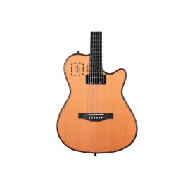 Электроакустическая гитара Godin A6 Ultra Deluxe Thinline классическая, верхняя дека из массива кедра